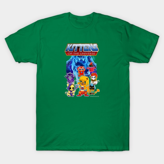 Kittens of the universe T-Shirt by darklordpug